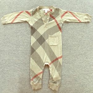 Burberry cashmere cotton romper